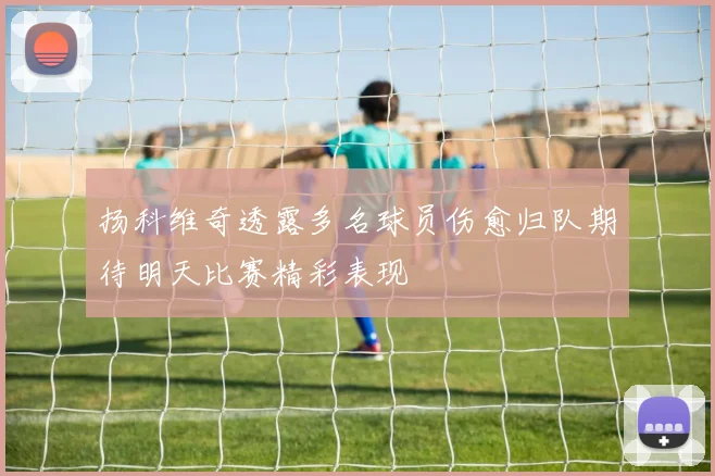 扬科维奇透露多名球员伤愈归队期待明天比赛精彩表现